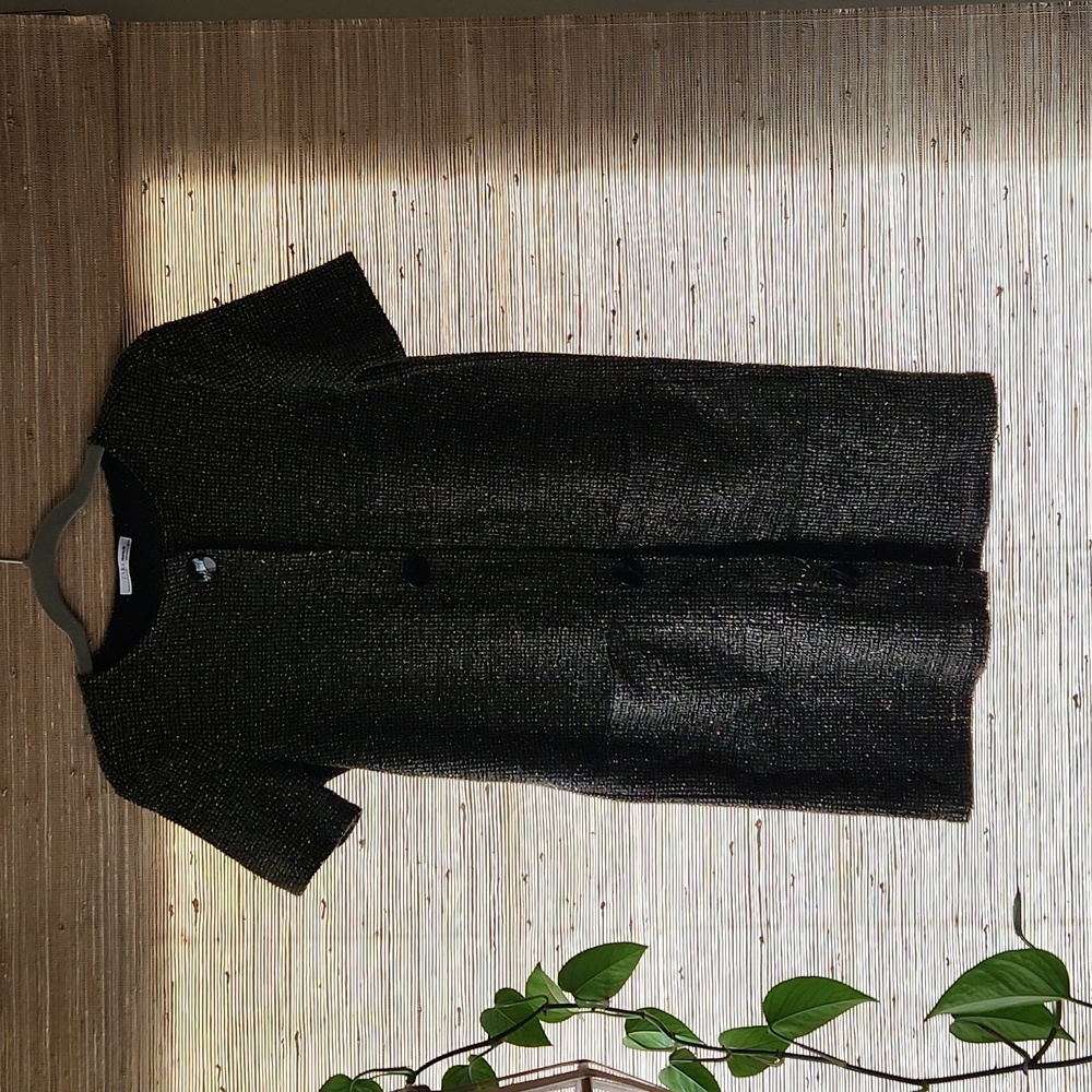 ZARA Trafaluc Gold, Black + Brown Dress Size Small